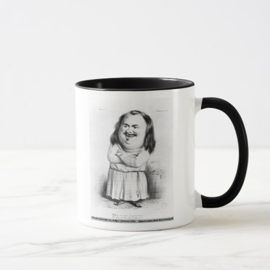 Karikatur von Honore de Balzac Tasse (Rechts)