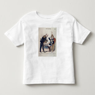 Karikatur von Kaiser Wilhelm von Preußen Kleinkind T-shirt