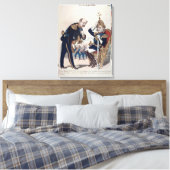 Karikatur von Kaiser Wilhelm von Preußen Leinwanddruck (Insitu (Schlafzimmer))