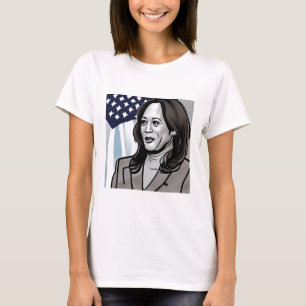 Karikatur von Kamala Harris Political T-Shirt