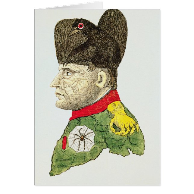 Karikatur von Napoleon Bonaparte (Vorne)