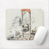 Karikatur von Napoleon III Otto Mousepad (Mit Mouse)