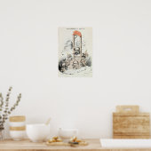 Karikatur von Napoleon III Otto Poster (Küche)