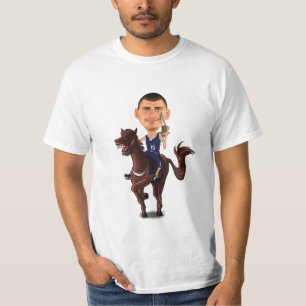 Karikatur von Nikola Jokic T-Shirt