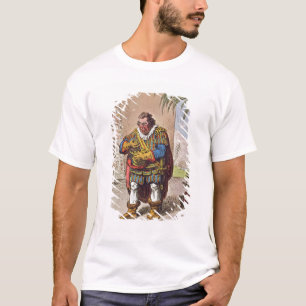 Karikatur von Pizarro erwägend T-Shirt