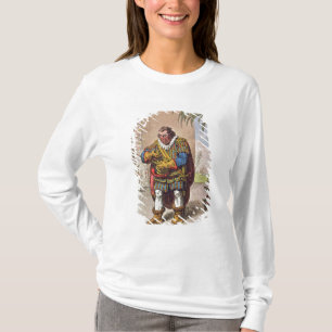 Karikatur von Pizarro erwägend T-Shirt
