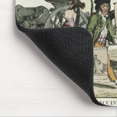 Karikatur von Quakendoktoren, die Impfstoffe Mousepad (Ecke)