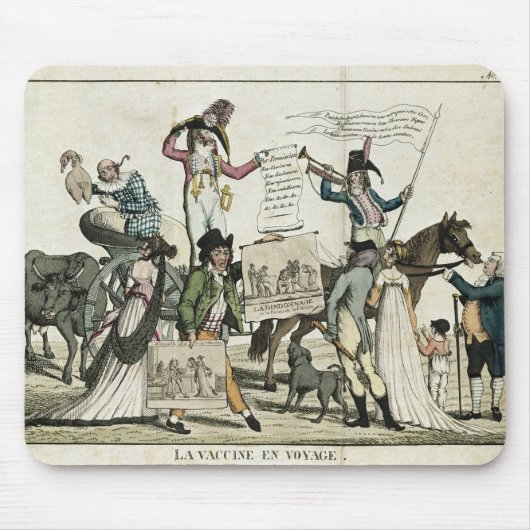 Karikatur von Quakendoktoren, die Impfstoffe Mousepad (Vorne)