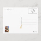 Karikatur von Theodore Roosevelt Postkarte (Rückseite)