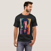Karikatur von Tom Baker als Dr., der von Jason Sei T-Shirt (Vorne ganz)