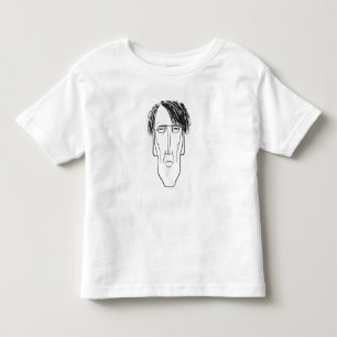 Karikatur von W.B. Yeats, 1898 Kleinkind T-shirt