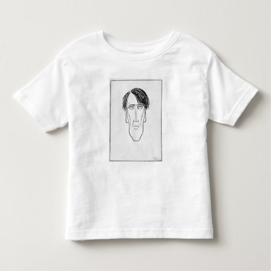Karikatur von W.B. Yeats, 1898 Kleinkind T-shirt (Vorderseite)