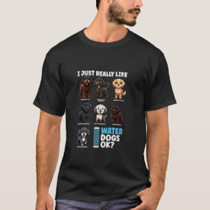 Karikatur-Wasserhunde T-Shirt