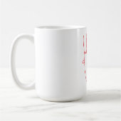 Karikatur Young Man Tasse (Links)