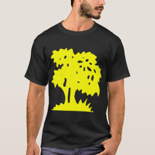 Karikaturbaum - Gelb T-Shirt