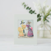 Karikaturen ~ Postkarte / Einladungen (Stehend Vorderseite)