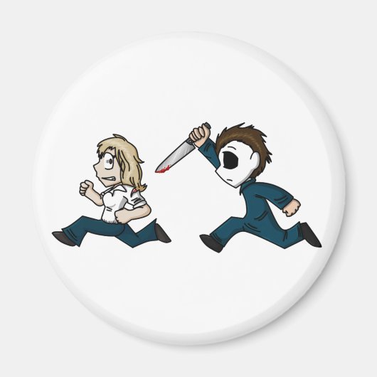 Karikaturen von Evilontwolegs Magnet (Vorne)