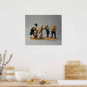 Karikaturen von Musikern Poster (Küche)