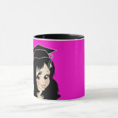 Karikaturengeschenk Weibliche Indianerin Tasse (Zentrum)