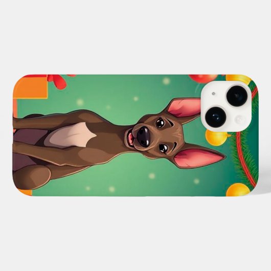 Karikaturenhund Case-Mate iPhone Hülle (Rückseite (Horizontal))