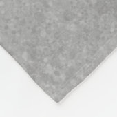 Karikaturenhund mit benutzerdefiniertem Text Fleecedecke (Ecke)