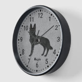 Karikaturenkartoon, nummerierte Uhr (Winkel)