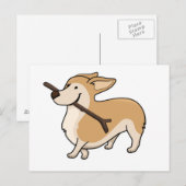 Karikaturenstange Postkarte (Vorne/Hinten)