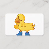 Karikaturenstil der süße Tier-Ente Visitenkarte (Vorderseite)
