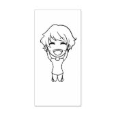 Karikaturenzeichen c1e4p20 gummistempel (Prägung)