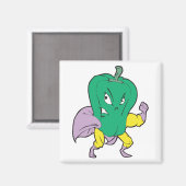Karikaturenzeichner Magnet (Vorderseite/Rückseite)