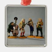 Karikaturfigürchen der Musiker Silbernes Ornament (Vorne)
