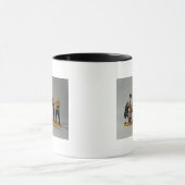 Karikaturfigürchen der Musiker Tasse (Zentrum)