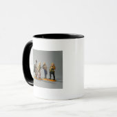 Karikaturfigürchen der Musiker Tasse (Vorderseite Links)