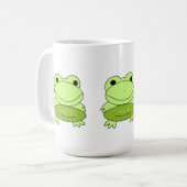 Karikaturfrösche Kaffeetasse (Vorderseite Links)