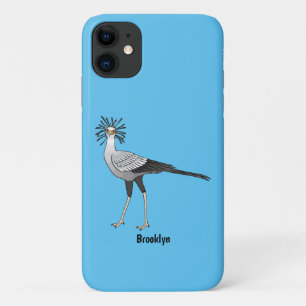 Karikaturillustration des Sekretärvogels Case-Mate iPhone Hülle
