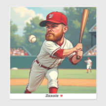 "'Karikaturische Darstellung des amerikanischen Ba