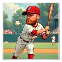 "'Karikaturische Darstellung des amerikanischen Ba