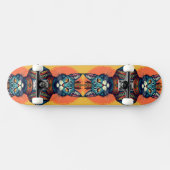 Karikaturkatze Skateboard (Horizontal)
