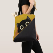 Karikaturkatze Tasche (Von Nahem)