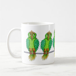 Karikaturvögel Kaffeetasse