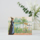 Karin an der Küste von Carl Larsson (1908) Postkarte (Stehend Vorderseite)