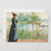 Karin by Shore by Carl Larsson Dankeskarte (Vorderseite)