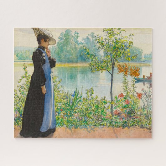 Karin by Shore by Carl Larsson Puzzle (Horizontal)