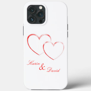 Karin & David - Two Hearts in Liebe - personalisie Case-Mate iPhone Hülle