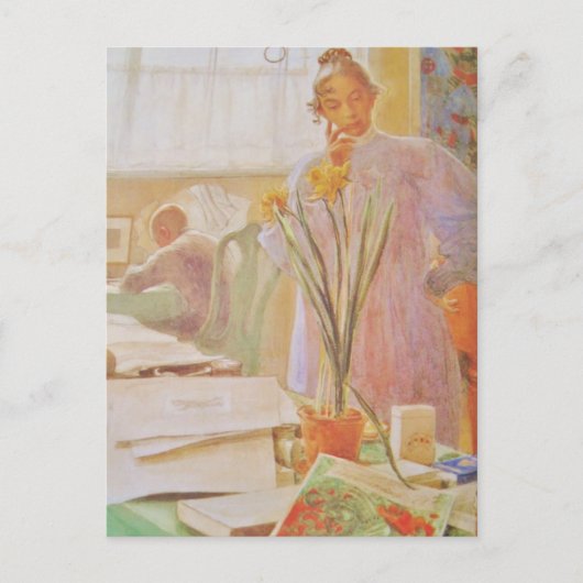 Karin im Studio Postkarte (Vorderseite)