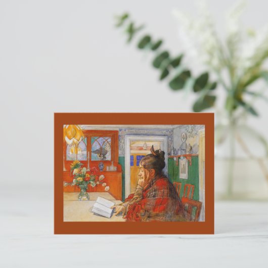 Karin Reading im Abend Postkarte (Stehend Vorderseite)