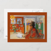 Karin Reading im Abend Postkarte (Vorne/Hinten)
