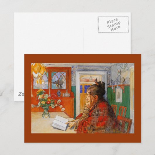 Karin Reading im Abend Postkarte (Vorne/Hinten)