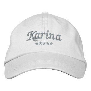 Karina Name Bestickte Baseballkappe