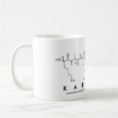 Karinna Peptid-Namen-Tasse Kaffeetasse (Links)